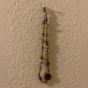 Dragonfly hippie necklace